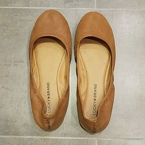 Lucky Brand leather flats